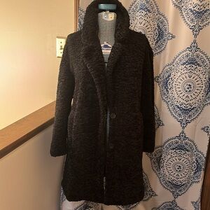 Zara Coat, Black, Size Medium